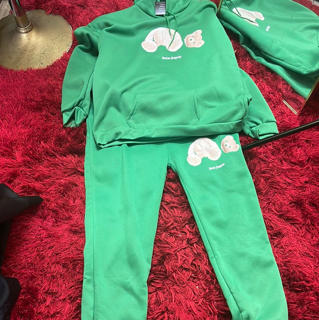 Green sweatsuit