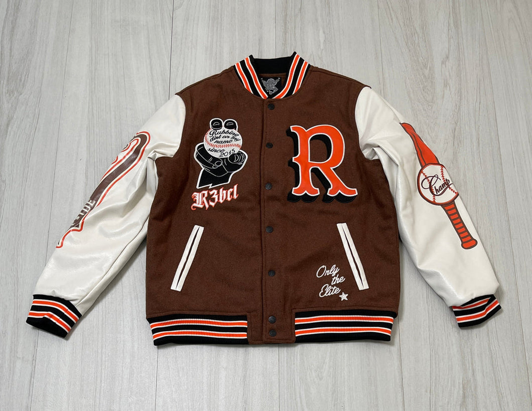 Patched Varsity Jacket