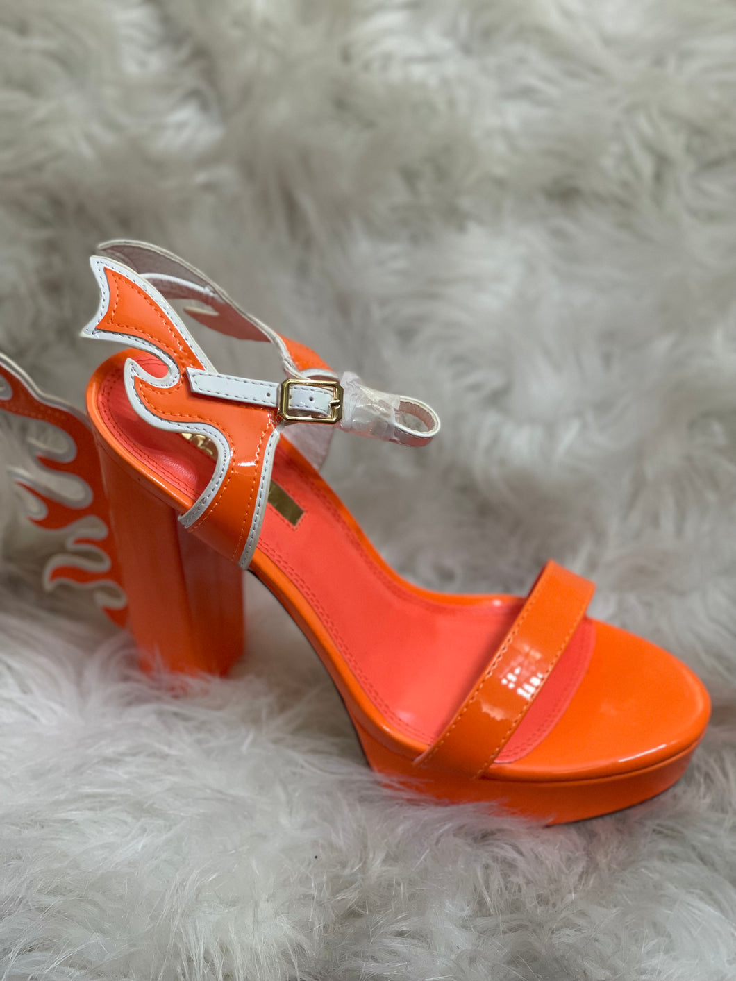 Flame on sale high heels